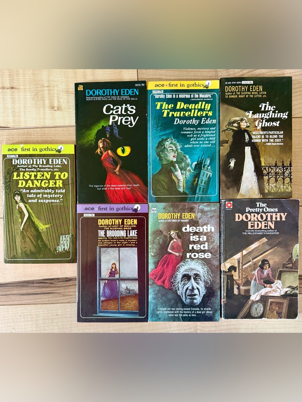 Vintage Dorothy Eden mystery/romance book bundle